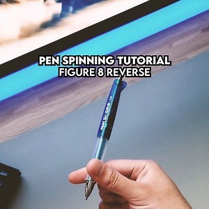 Ryzing Spins on Instagram: "Easy trick to learn! 👍 Beginner friendly trick! 🔰 Anyone can do this one. Follow me @ryzingspins to see more cool tricks and tutorials! Let's learn pen spinning together! 🤝 #penspinning #penspin #tutorial #figure8 #contactjuggling #tricks #spin #reelsinstagram #explore #foryou"