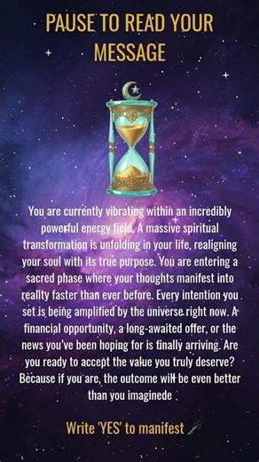 The Universe Has a Message for You. Stop and Listen.#shorts