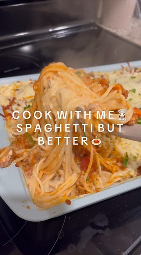 19K views · 255 reactions | This was tooooo good  #spaghetti #easydinnerrecipes #dinner #easydinner #cookwithme #recipe #cooking | Kate | Facebook