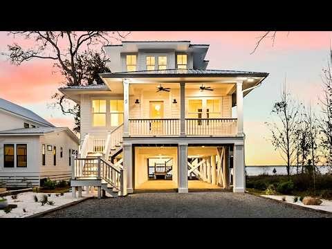 Santa Rosa Beach Florida Waterfront Home Tour - Hidden Waterfront Living Near 30A