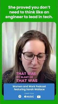 She proved you don't need to think like an engineer to lead in tech.