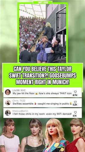 Taylor Performs “The Man” + “YNTCD” in Munich 🎤🔥#TSTheMan #TaylorSwift