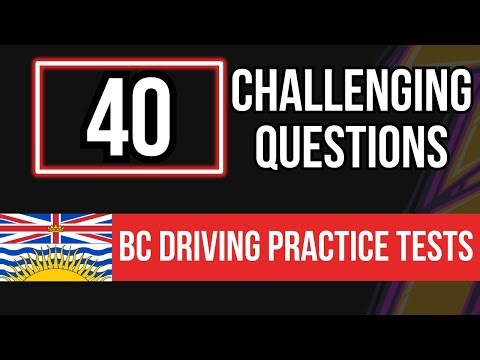 British Columbia Driving Practice Tests Questions And Answers (40 Challenging Questions)