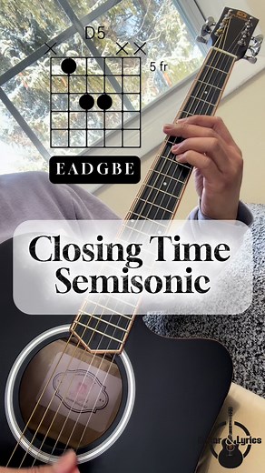 Acoustic Cover of Closing Time by Semisonic