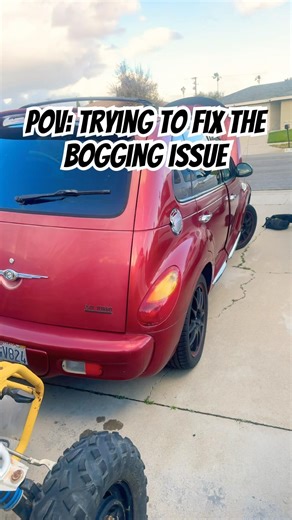 hopefully fixing the speed sensor fixes the issue #hellcat #racecar #turbo #viral #ptcruiser