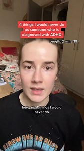4 things i would never do as someone who is diagnosed with ADHD #adhd #adhdlife #adhdinwomen #adhdsupport | ADHD Mental health