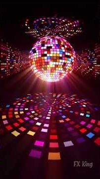 Disco Ball Light Animation 🔥 | Free VJ Loop Background | Use With Credit | No Camera Motion