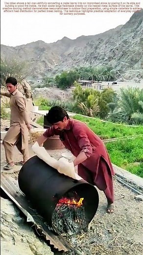 Giant's Kitchen: Baking Flatbread on an Upside-Down Barrel Stove