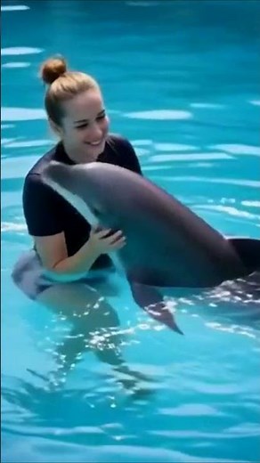 Swimming with Dolphins: Pure Joy Moments! 😍🌊