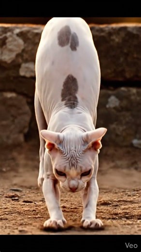 a cat is jump & so very angry #cat #angry