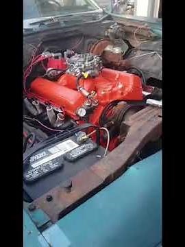 Built Chevy 327 first start 😎