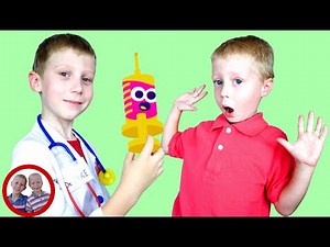 Doctor set toys | Check-up time !!! | Mike and Jake pretend play doctor with doctor kit | डॉक्टर सेट