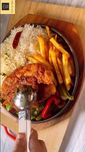 Chicken Sizzler Recipe | Restaurant Style Hot & Smoky Sizzler at home | Zaike Ka Safar