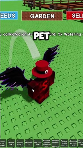 new update in grow a garden roblox (smithing event, pet age break machine, digging, ruby squid)