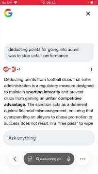 Why are Sheffield Wednesday being deducted points for going into admin totally unfair?