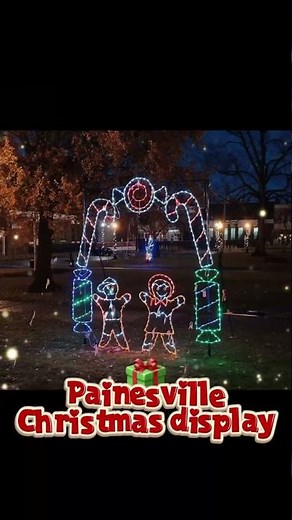 Painesville Christmas display