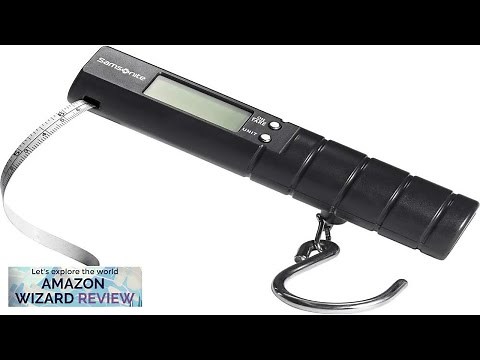 Samsonite Electronic Luggage Scale Black One Size Review
