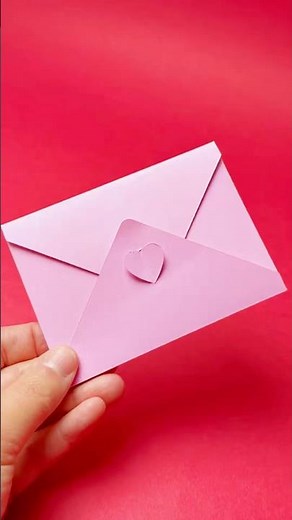 DIY Valentine’s Heart Closure Envelope with Cricut | Perfect for Love Notes! #cricut #valentinesday