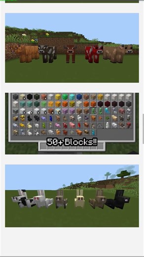 Minecraft pocket edition animals mod ​#Minecraft​#MinecraftBedrock​#MinecraftMods​#MinecraftAnimals