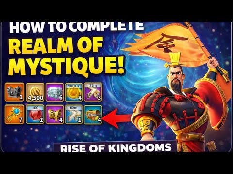 How to complete Realm of mystique |rise of kingdoms guide |rok
