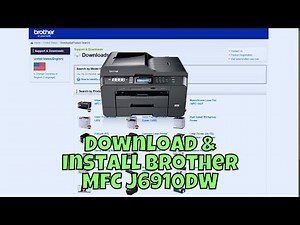 How To Download & Install Brother MFC J6910DW Printer Driver in Windows 10/11