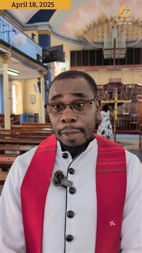 Bishop Reverend Derick Richards of James Street Methodist Church sharing a message of love and cooperation in the face of the current societal challenges for Good Friday. 📸: Shamar Blunt #LeadingOnlineMedium #BarbadosTodayNews #BTEpaper #BarbadosTodayUpdates #BTJournalism #BTCommunity | Barbados Today