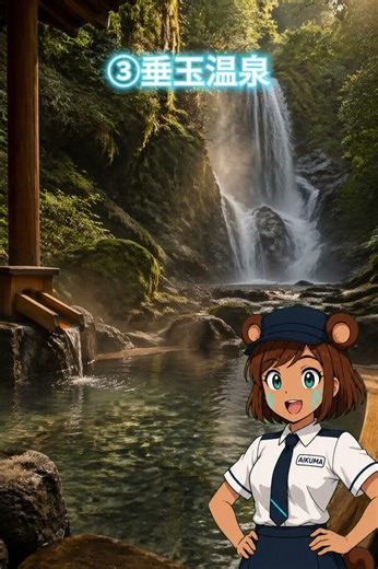【熊本観光】アイクマが提案！熊本の隠れ家温泉3選🐻 アイクマと行く！熊本観光 #アイクマ #ショート動画 #熊本旅行 #九州観光 #熊本 #AIKUMA