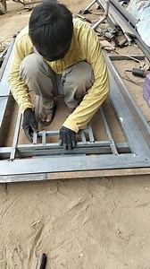 3K views · 20K reactions | quick and easy way to make a minimalist iron door #education #welding #welder #fblifestyle | Dedeg Ilham | Facebook
