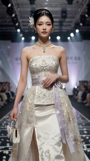 Ballgown Wedding Dress Catwalk | Princess Bridal Gown Runway Model + GuntherSound 🎵