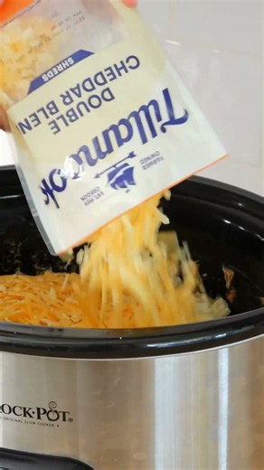 Dump five things in a slow cooker, walk away, come back to this