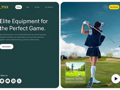 Golf Website Design