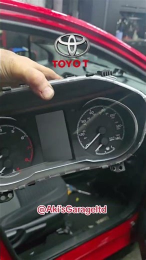 Toyota Yaris Dashboard Mileage Fix Using DP4 #ToyotaYaris #MileageCorrection #OdometerRepair #DP4