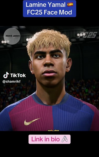 Lamine Yamal Face Mod for EA FC25 Download