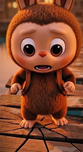 Labubu Nearly Fell From the Bridge… But Someone Saved Him 😢