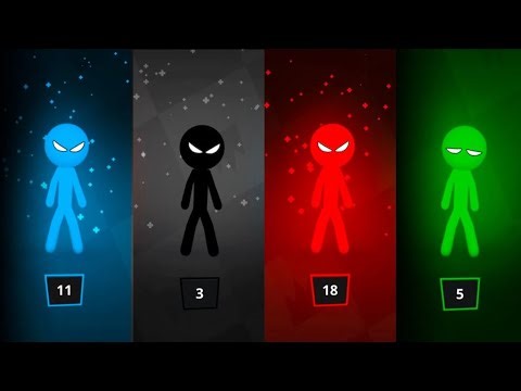 Stickman Party - Tournament Mode 1-4 Player Random | Gameplay Walkthrough MiniGames Update
