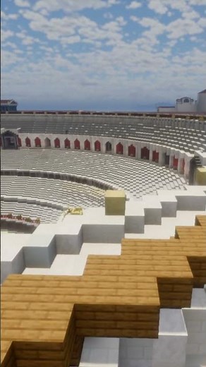 Colosseum in Minecraft #minecraft #romanempire #minecrafttimelapse #colosseum #fyp