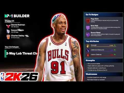 The Most *REALISTIC* PRIME DENNIS RODMAN Build in NBA 2K26