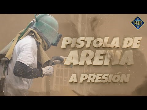 Marron y Chema Muñoz nos muestran en qué consiste el sandblasting - El Hormiguero