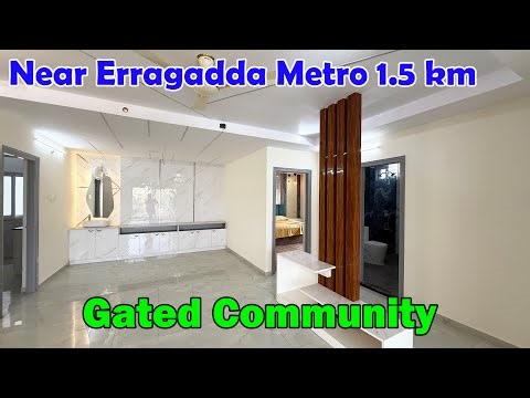 2& 3BHk Flats for sale Near Erragdda metro 1.5 km || number.. 9505430928 #gatedcommunity