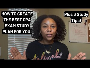How To Create Your CPA Exam Study Plan | Plus 3 Study Tips!