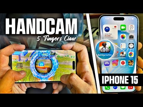 Iphone 15 Pubg Test | Iphone 15 Handcam | 5 Fingers Claw Handcam Pubg & BGMI
