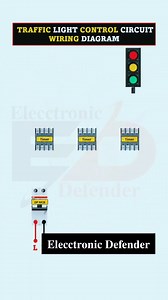 134K views · 2K reactions | Traffic Lights Control Circuit Wiring Diagram #automation #IndustrialControl #electrician #electronicmusic #electronics #elegance #electriccar #electricianlife #electrical #manualcontactor | Elecctronic Defender | Facebook