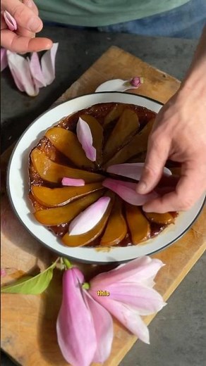 Magnolia & Pear Tarte Tatin - the ultimate Spring Dessert for Easter 🌸