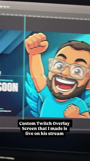 Custom Starting Soon Screen Design for recent client and twitch streamer - by coffeecup #twitch