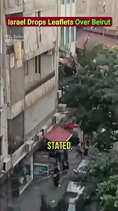 Israel Drops Leaflets Over Beirut to Disarm Hezbollah!