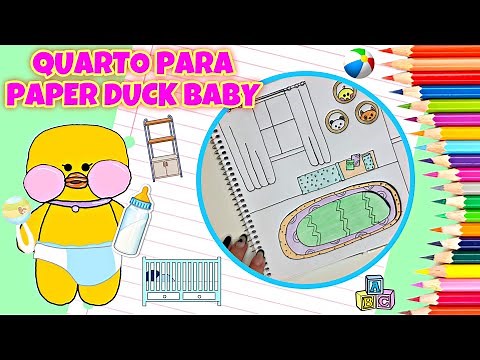 COMO DESENHAR UM QUARTO DE BEBÊ PARA PAPER DUCK BABY | Paper Duck House