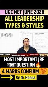 All Leadership Types & Styles For UGC NET Education | Dr.Heena #shorts #ugcnet #shortvideo #shorts