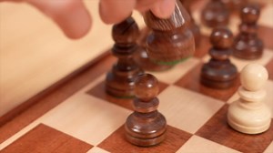 VAMSLOVE Chess and Checkers Board Game Sets for Adults Wooden Deluxe 15 inch Wood Board Box with Storage, Classic 2 in 1 Large Size with Chess Pieces - 3” King Height - 2 Extra Queens