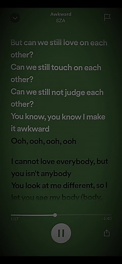 Awkward - sza #spotify #spedup #spedupsounds #awkward #sza #foryou #foryoupage #fypシ #fyp #foryoupage❤️❤️ #foryoupageofficiall