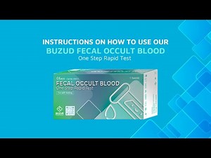 How to use the BUZUD Fecal Occult Blood Test kit